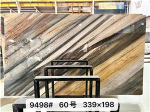 Brazil Stormy Sky Quartzite Multicolor Slab Wall Background