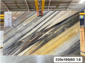 Brazil Stormy Sky Quartzite Multicolor Slab Wall Background