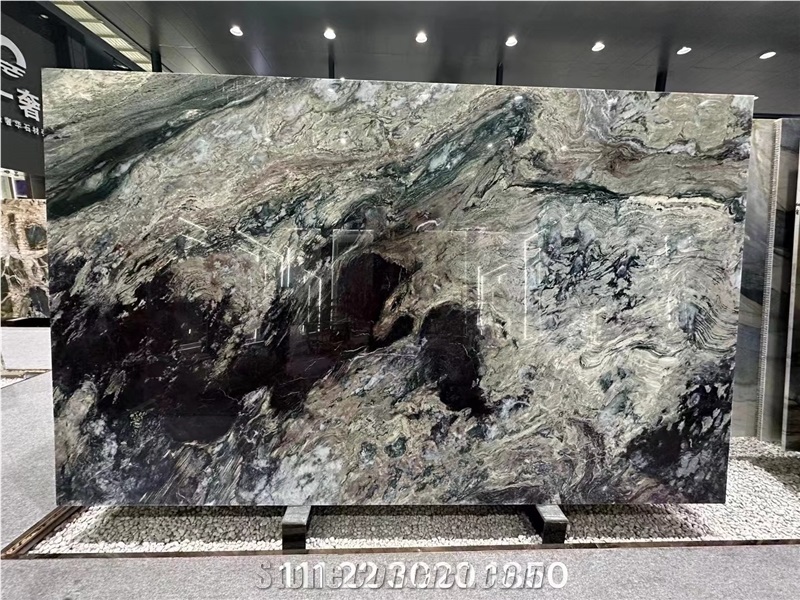 Cactus Boreal Quartzite Green Valley Orchid Bookmatched Slab