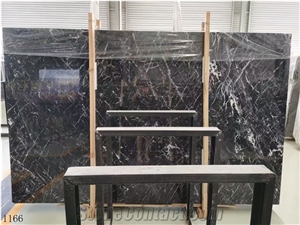 China Oriental Black Marble Polished For Outdoor Flooring