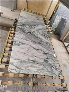 China Violet White Polished Slabs Tile For Living Design Use