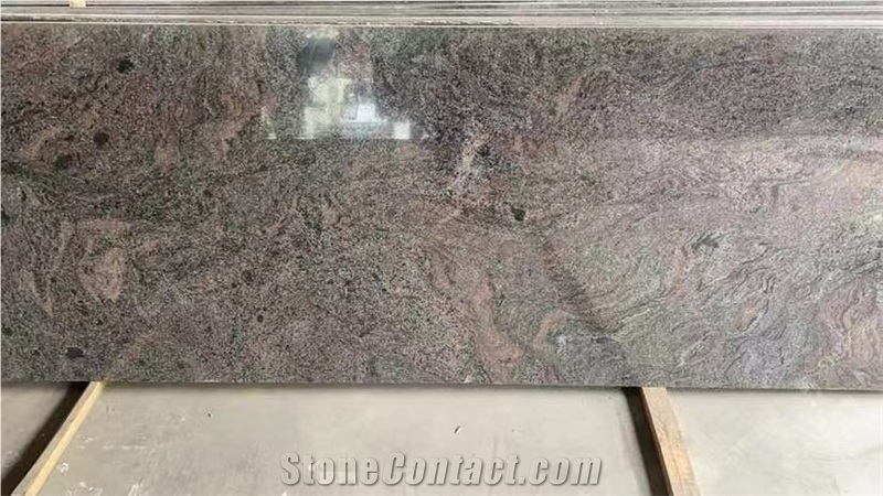 India Paradiso Granite Bash, Purple Half Slab For Floor Tile