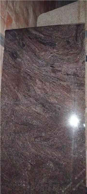 India Paradiso Granite Bash, Purple Half Slab For Floor Tile