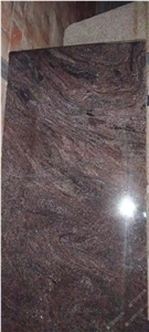 India Paradiso Granite Bash, Purple Half Slab For Floor Tile