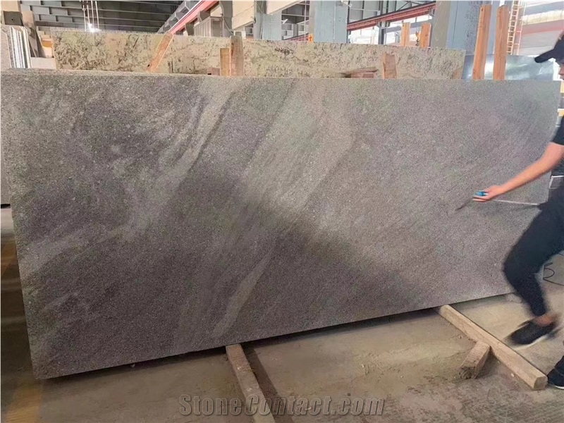 India Paradiso Granite Bash, Purple Half Slab For Floor Tile