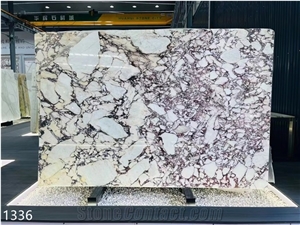 Italy Breccia Violetta Marble Polished Slabs For Interior