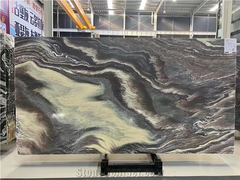 Italy Rosso Luana Marble Multicolor Polished Slab For Wal