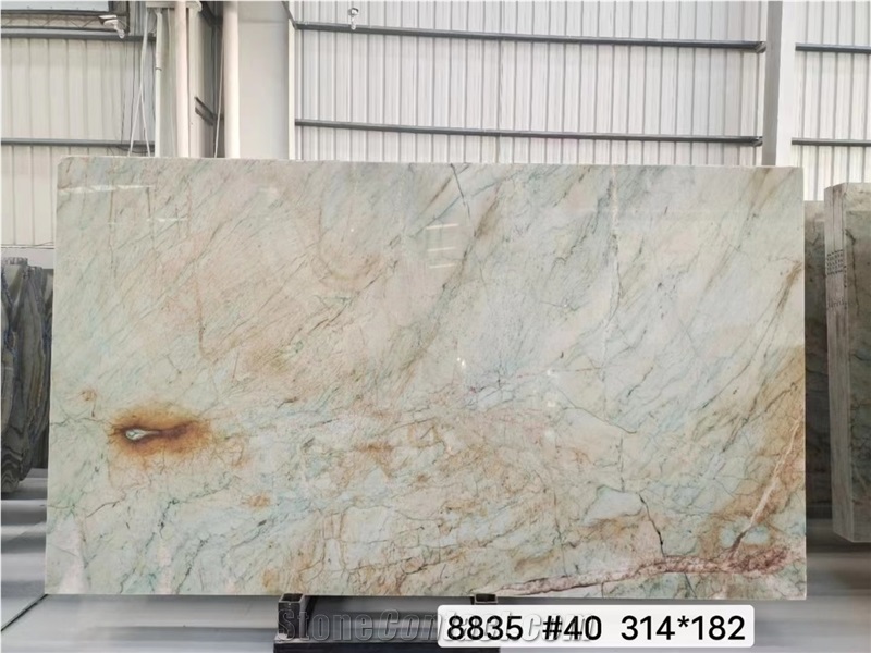 Parrot Green Alexandrita Quartzite Verde Green Slab Tile