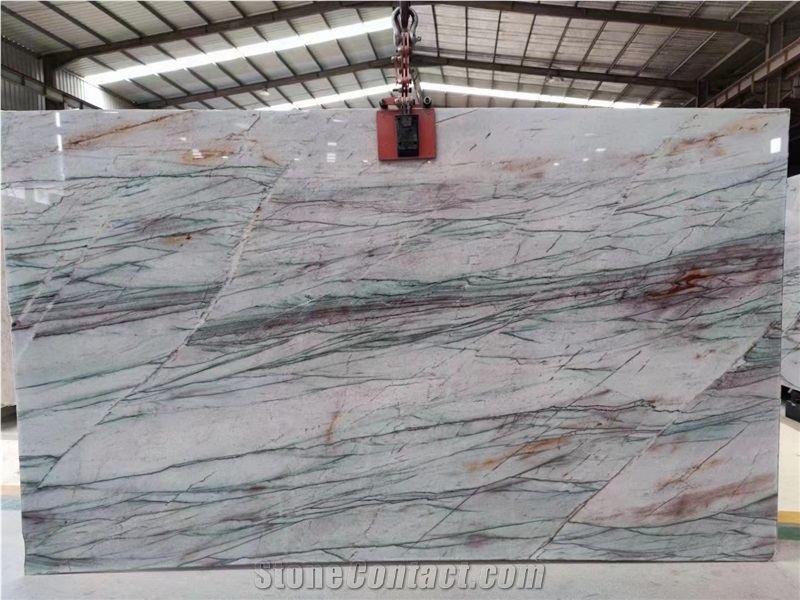 Parrot Green Alexandrita Quartzite Verde Green Slab Tile
