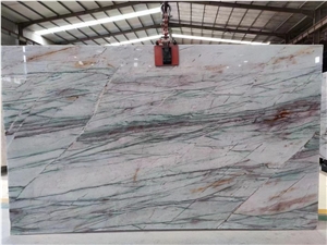 Parrot Green Alexandrita Quartzite Verde Green Slab Tile