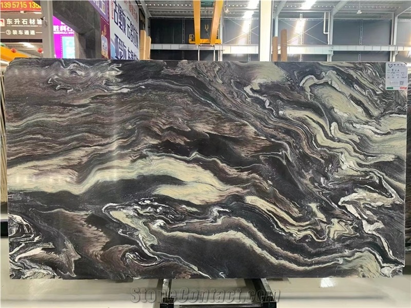 Rosso Luana Marble Red Multicolor Slab For Wall Background