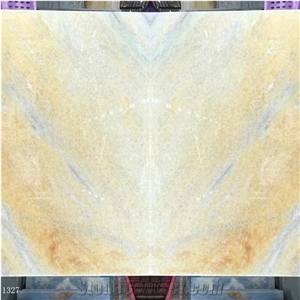 Tanzania Onice Giallo Yellow Polished Slabs For Interior Use
