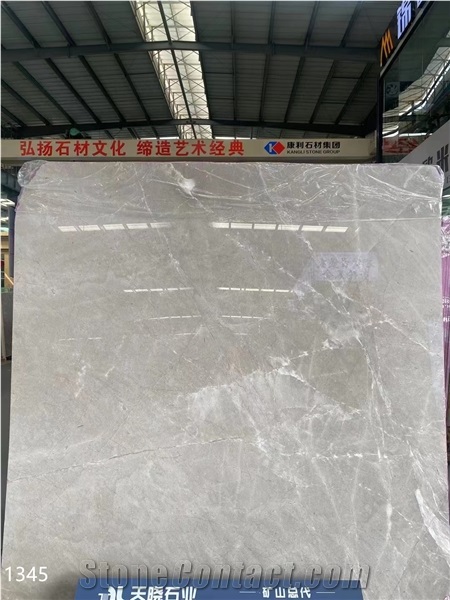 Turkey Grey Emperador Marble Polished Slabs For Interior Use