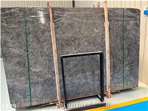 Turkey New Cloud Dora Ash Marble Small Size Slabs Polished