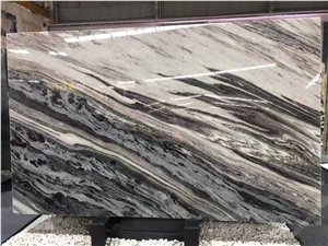 White Reef Quartzite Multicolor Slab Wall Background Use White Reef Quartzite Multicolor Slab Wall Background Use