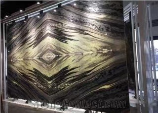 White Reef Quartzite Multicolor Slab Wall Background Use