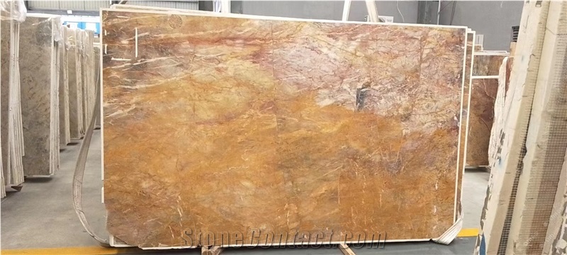 Xingeli Marble Fantasy Red Dragon Blue Multicolor Stone Slab