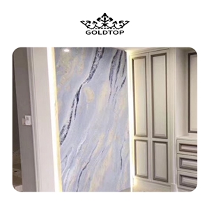 Best Price Decorative Blue Sky Msrble Slabs For Kitchen Countertops