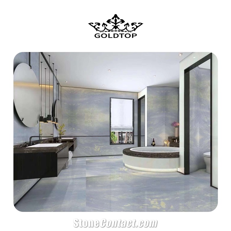 Best Price Decorative Blue Sky Msrble Slabs For Kitchen Countertops