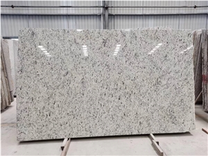 Black Snowflakes White Ornamental Granite Slabs