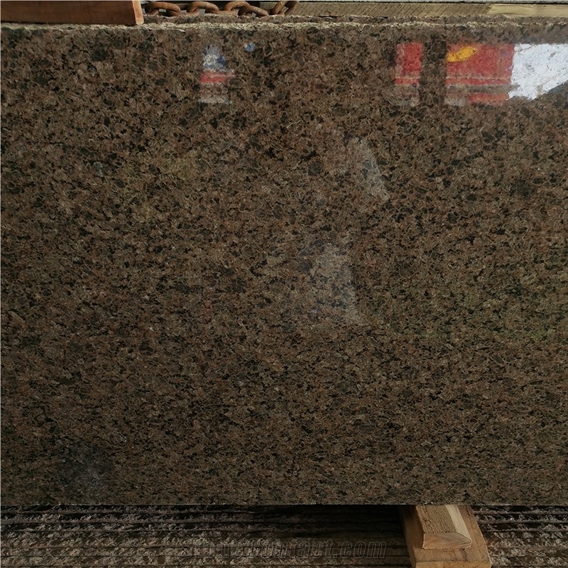 Brown Sesame China Gold Diamonds Natural Granite Slabs