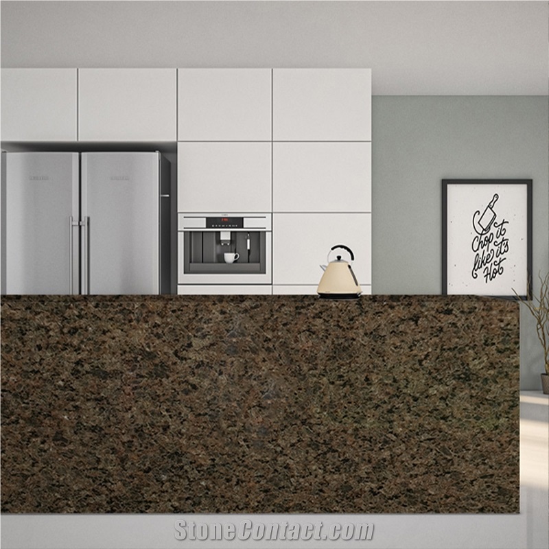Brown Sesame China Gold Diamonds Natural Granite Slabs