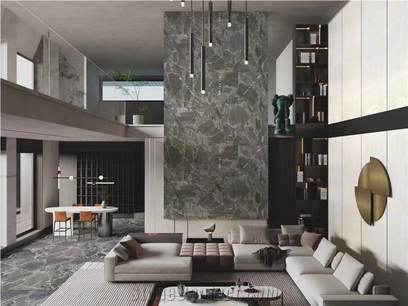 Cheap Good Quality Gray Marble Tiles For Stair