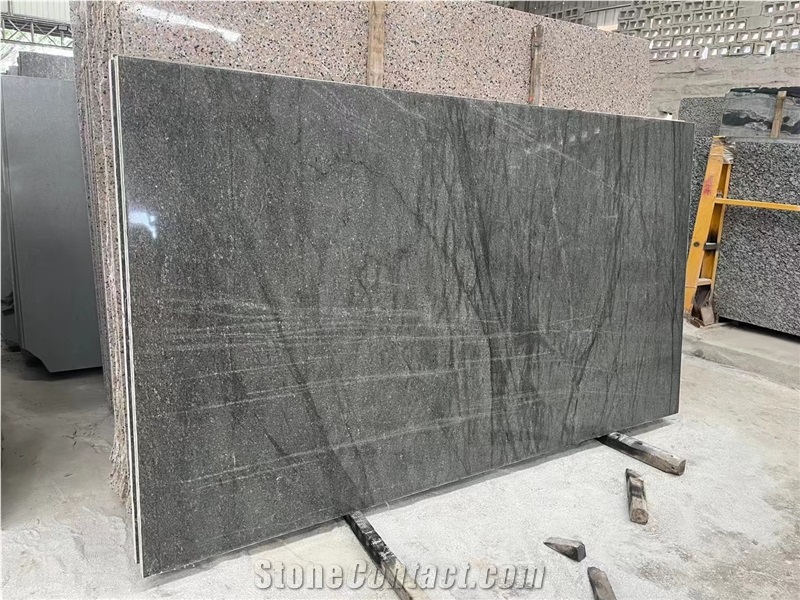 Cheap Price Natural Granite Galaxy Gray Granite Slabs