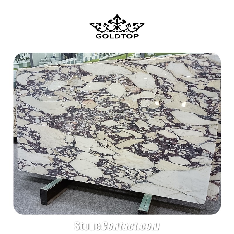 Chinese Factory Calacatta Viola Marble Stairs
