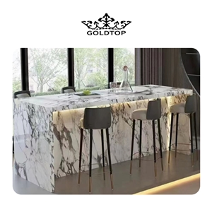 Chinese Factory Calacatta Viola Marble Stairs