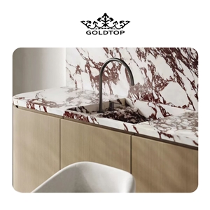 Chinese Factory Calacatta Viola Marble Stairs