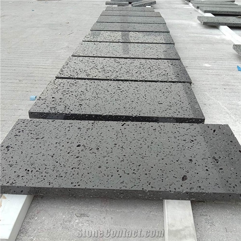 Chinese Hainan Black Basalt Tiels For Floor