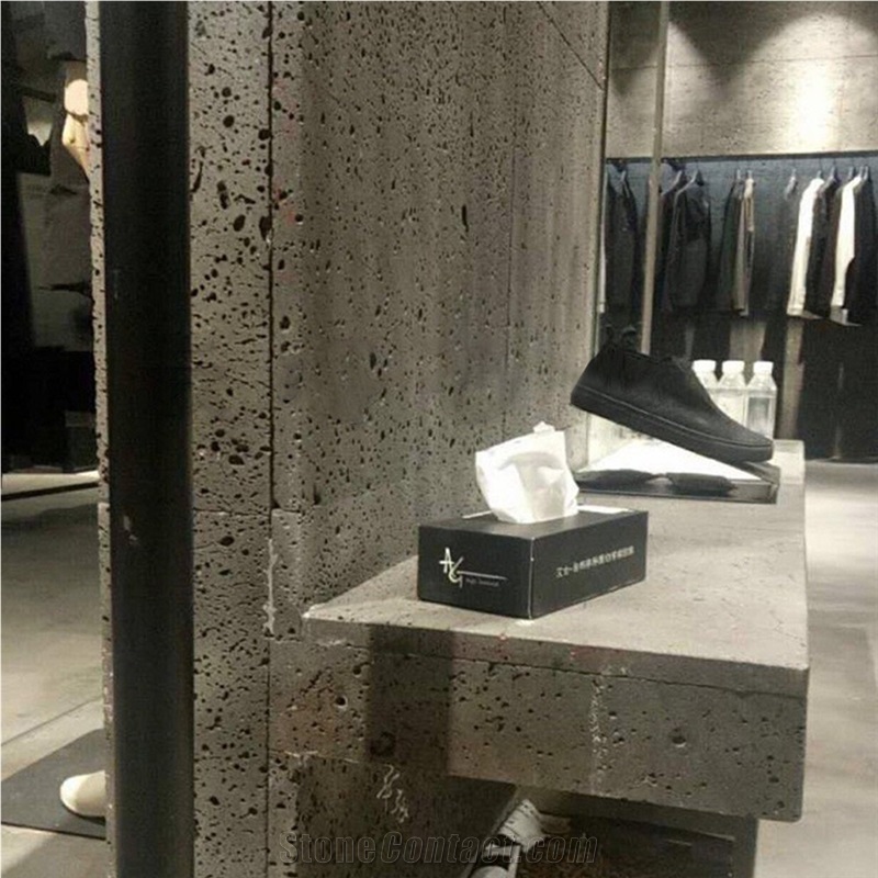 Chinese Hainan Black Basalt Tiels For Floor