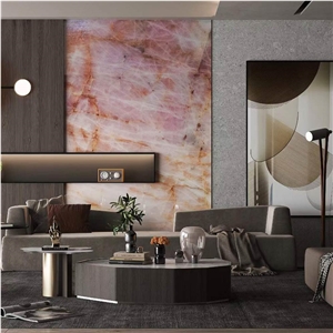Crystal Pink Quartzite Tile & Slabs On Sale