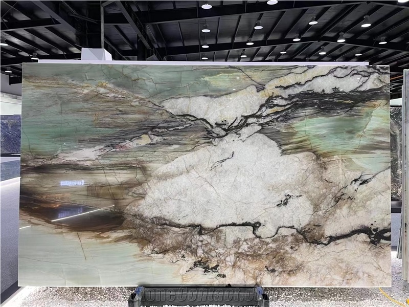 Fantasy Tiffany Green Quartzite Tiles Slabs