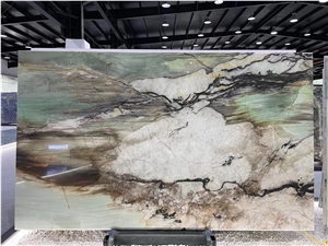 Fantasy Tiffany Green Quartzite Tiles Slabs