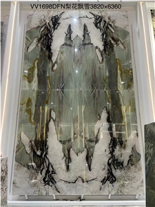 Fantasy Tiffany Green Quartzite Tiles Slabs