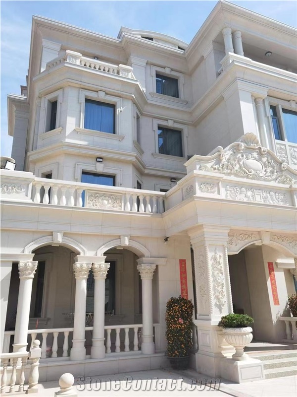 First Choice For Outdoor Decoration White Limestone Tiles