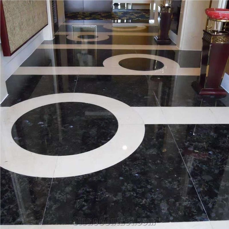 Galactic Blue Polished Stone Granite Tiles For Exterior Pool