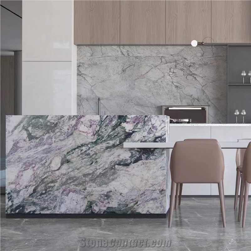 GOLDTOP ODM/OEM Fior Di Pesco Apuano Italy Marble Slab