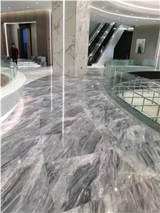 GOLDTOP ODM/OEM Florence Grey Marble Slab