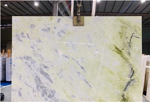 GOLDTOP ODM/OEM Lemon Ice Marble Slab