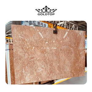 GOLDTOP ODM/OEM Orange Peel Red Marble Slab