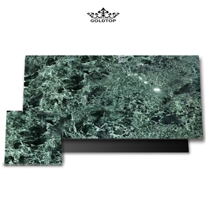 GOLDTOP ODM/OEM Prada Green Marble Slab