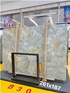 GOLDTOP OEM/ODM Avion Blue Onyx Polished Tiles