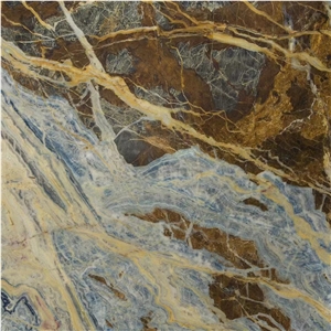 GOLDTOP OEM/ODM Blue Jeans Marble Polished Tiles