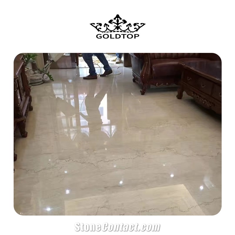 GOLDTOP OEM/ODM Botticino Classico Marble Polished Slabs
