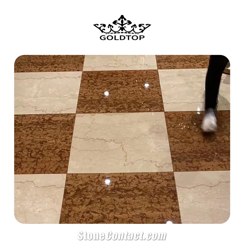 GOLDTOP OEM/ODM Botticino Classico Marble Polished Slabs