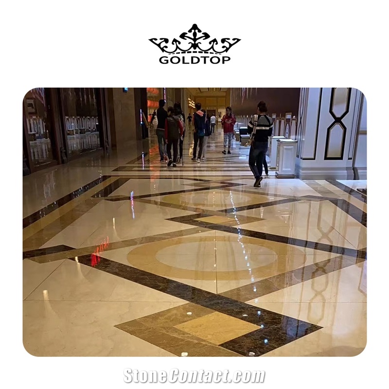 GOLDTOP OEM/ODM Botticino Classico Marble Polished Slabs