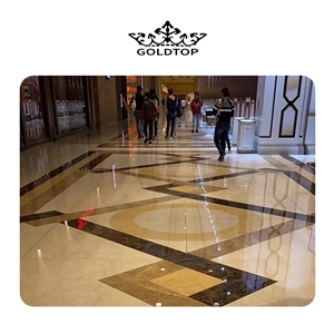 GOLDTOP OEM/ODM Botticino Classico Marble Polished Slabs